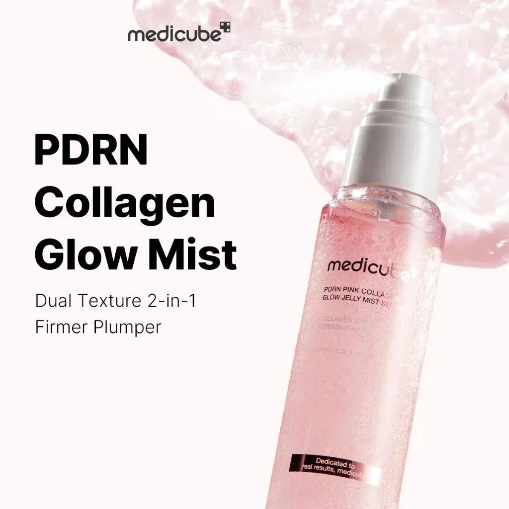 MEDICUBE PDRN PINK COLLAGEN GLOW JELLY MIST SERUM
