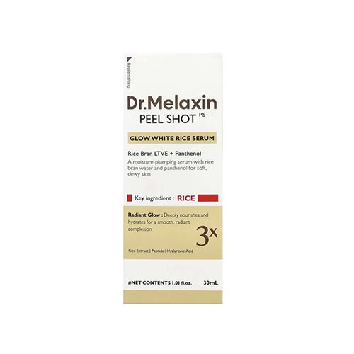 Dr. Melaxin Peel Shot PS Glow White Rice Serum 30ml
