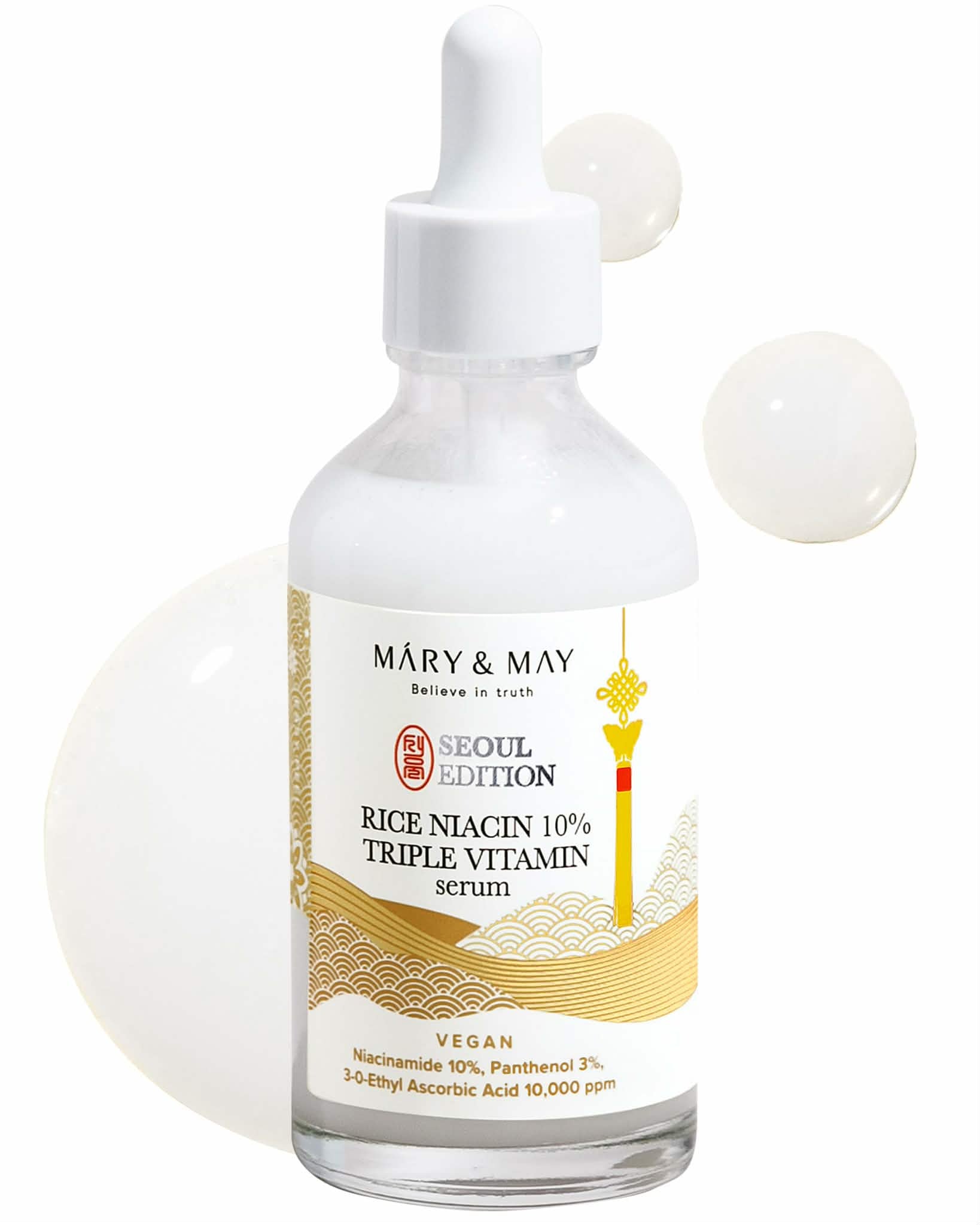 Mary & May Seoul Edition Rice Niacin 10% Triple Vitamin Serum