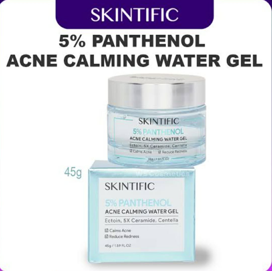 SKINTIFIC 5% Panthenol Acne Calming Water Gel 45g