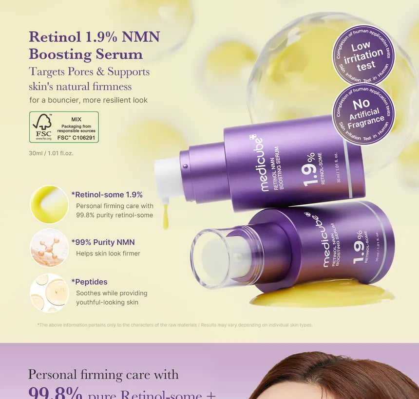 MEDICUBE RETINOL NMN BOOSTING SERUM 30ML