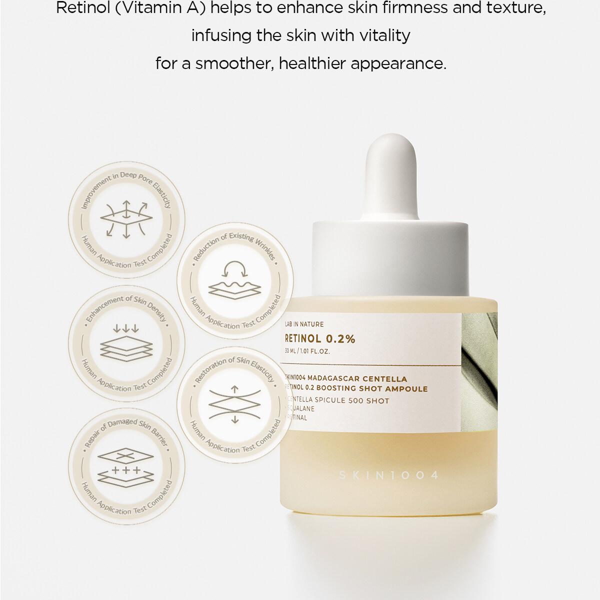 SKIN1004 Madagascar Centella Retinol 0.2 Boosting Shot Ampoule (30ml)
