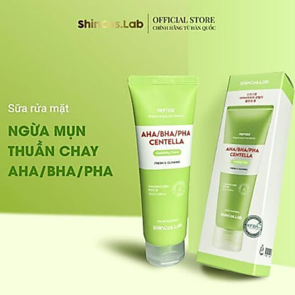 ShinCos.Lab AHA/BHA/PHA Centella Cleansing Foam 120ml
