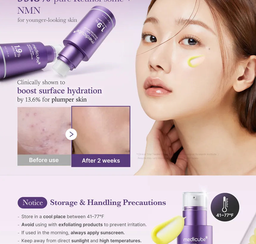MEDICUBE RETINOL NMN BOOSTING SERUM 30ML