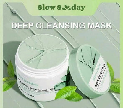 Glow Soday Green Tea Clay Deep Cleansing Mask 100g