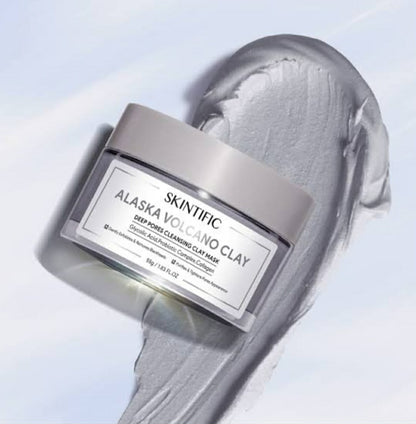 SKINTIFIC Alaska Volcano Clay Deep Pores Cleansing Clay Mask 55g