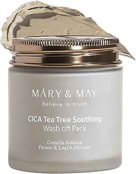 Mary & May CICA Tea Tree Soothing Wash Off Pack