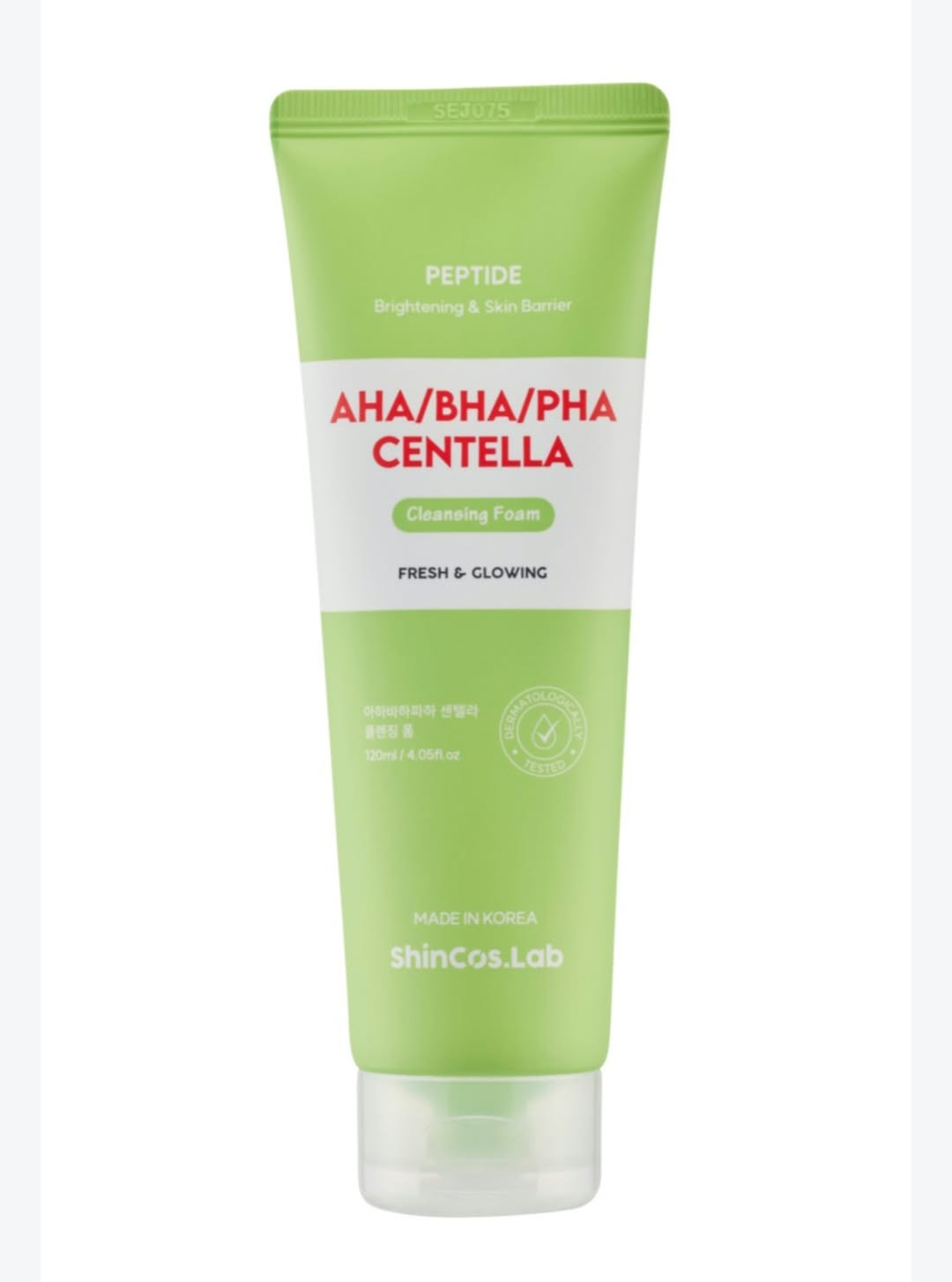 ShinCos.Lab AHA/BHA/PHA Centella Cleansing Foam 120ml