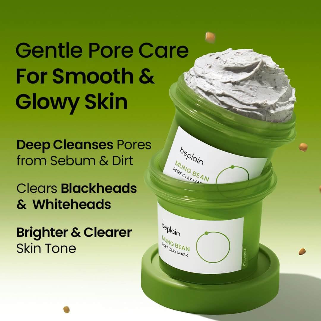 beplain Mung Bean Pore Clay Mask