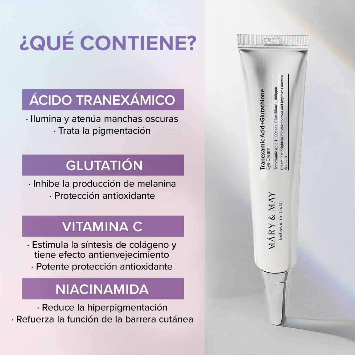 Mary & May Tranexamic Acid + Glutathione Eye Cream