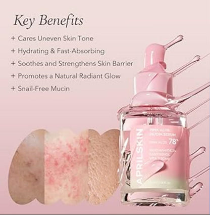 APRILSKIN Pink Aloe Mucin Serum 78%