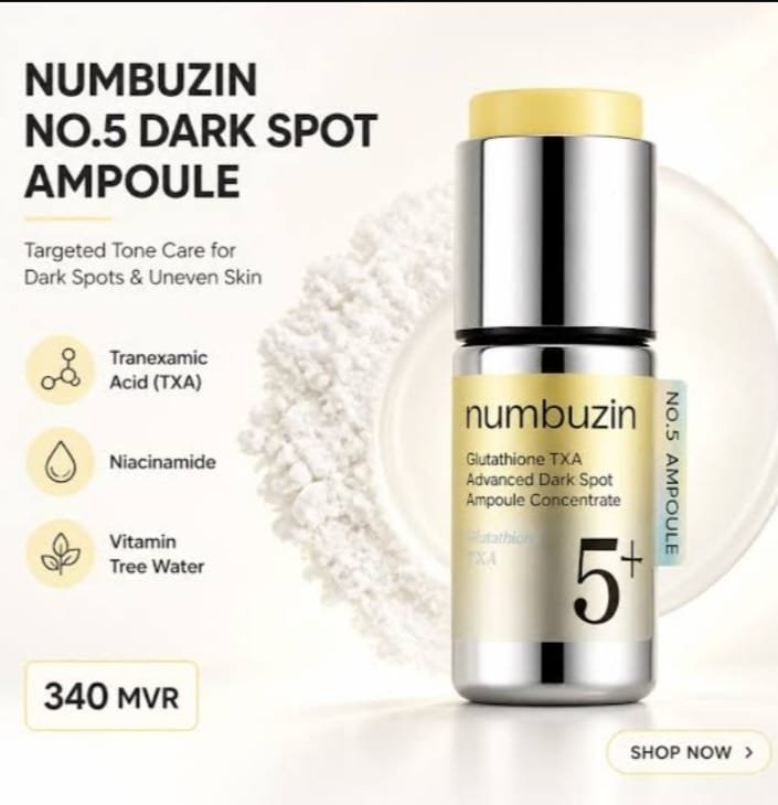 numbuzin No.5 Glutathione TXA Advanced Dark Spot Ampoule Concentrate