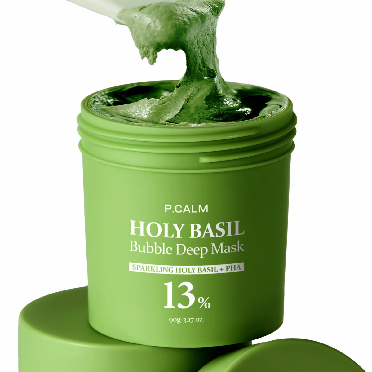 P.CALM Holy Basil Bubble Deep Mask 13% 90g