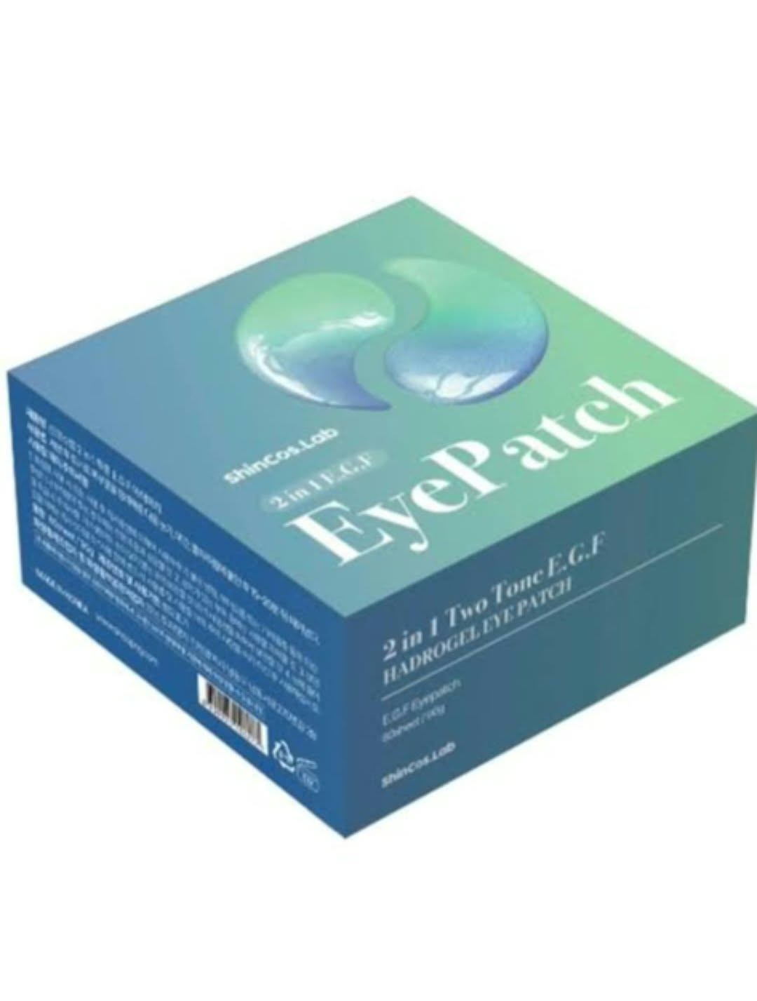 ShineCubo 2-in-1 Tone-Up EGF Hydrogel Eye Patch