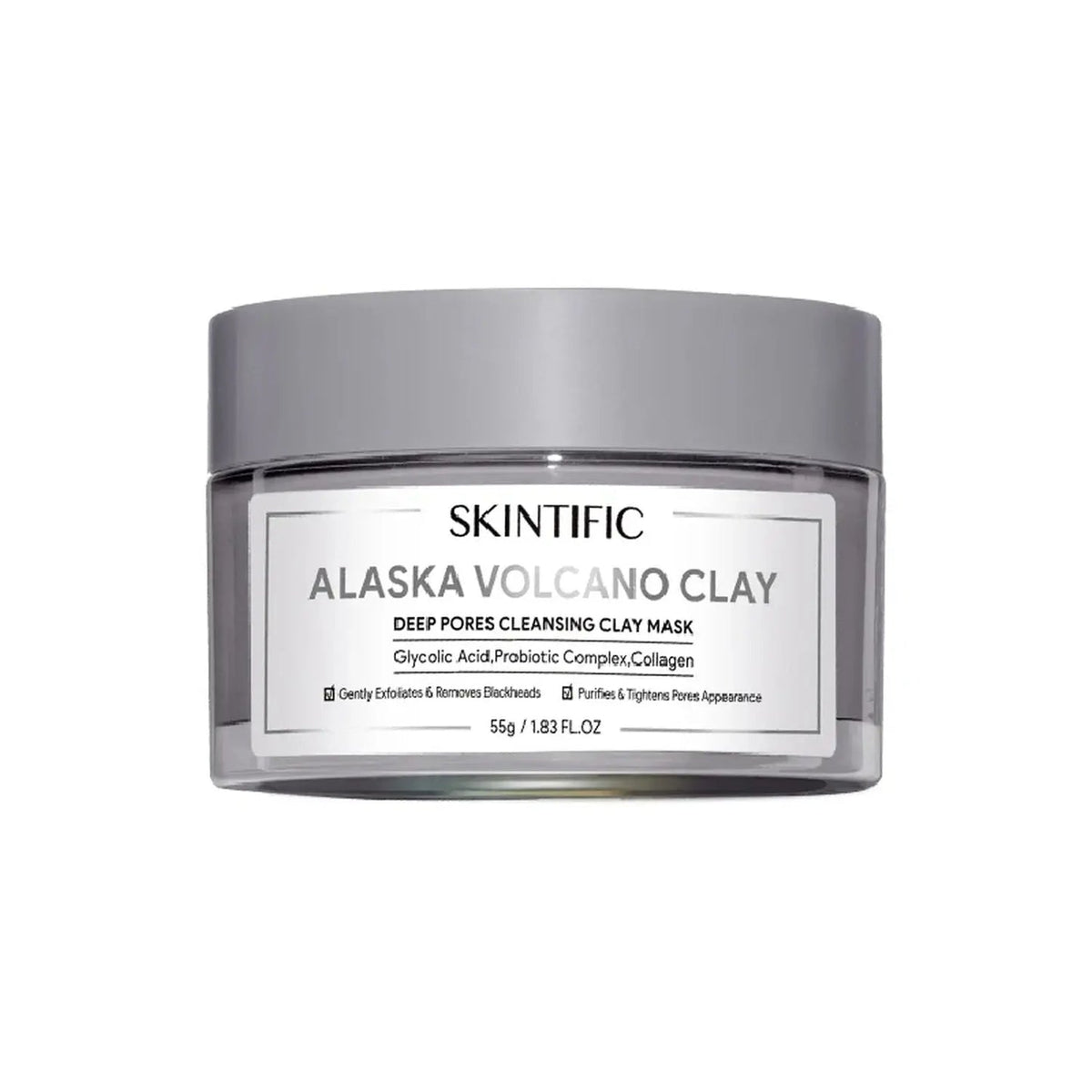 SKINTIFIC Alaska Volcano Clay Deep Pores Cleansing Clay Mask 55g