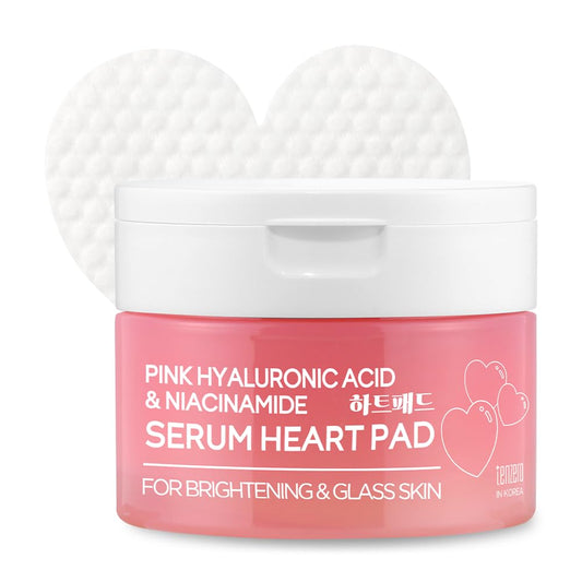 TENZERO Pink Hyaluronic Acid Niacinamide Serum Heart Pad