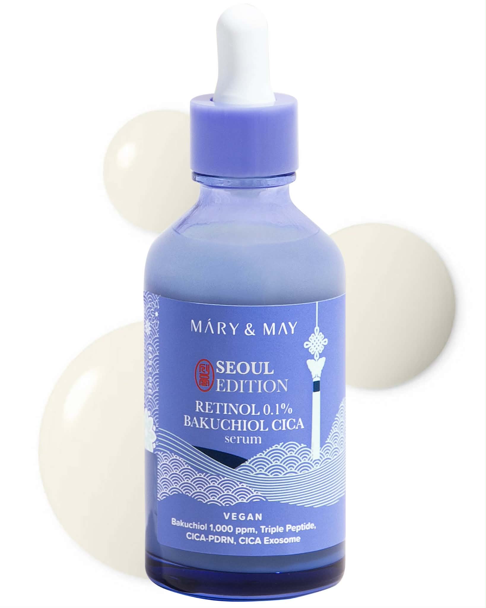 Mary & May Seoul Edition Retinol 0.1% Bakuchiol CICA Serum