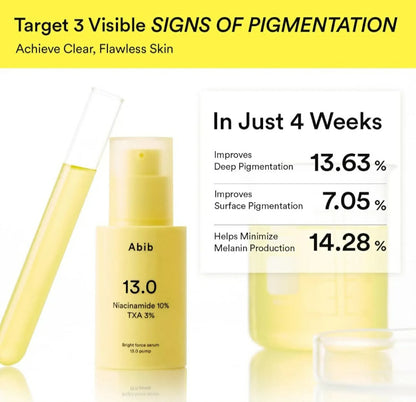 Abib Bright Force Serum 13.0 Pump – Niacinamide 10% + TXA 3%
