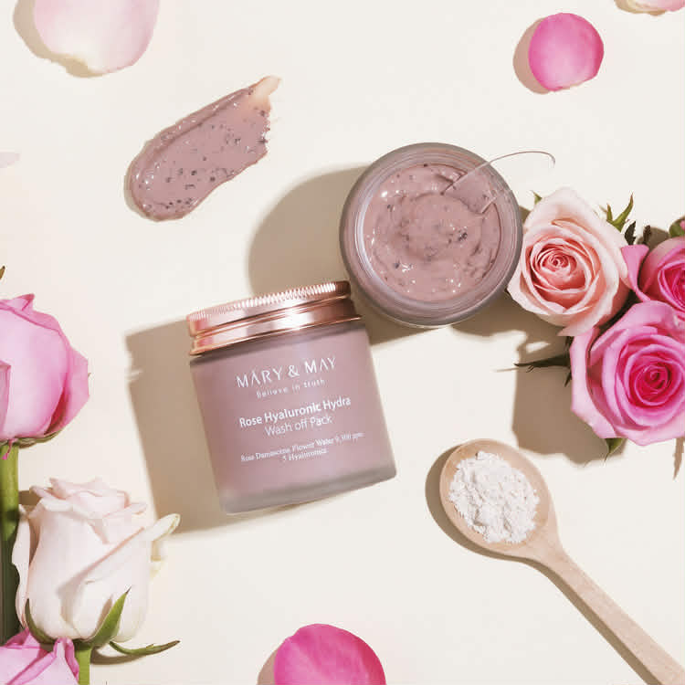 Mary & May Rose Hyaluronic Hydra Wash Off Pack