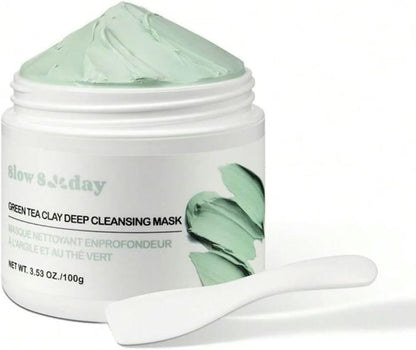 Glow Soday Green Tea Clay Deep Cleansing Mask 100g