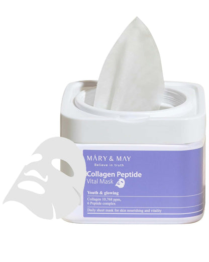 Mary & May Collagen Peptide Vital Mask
