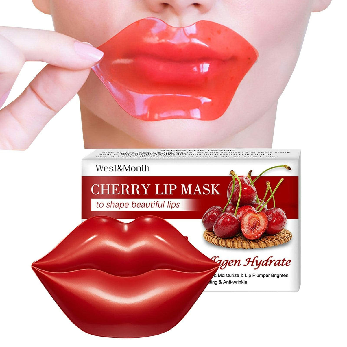West&Month Cherry Lip Mask Collagen Hydrate 60g – 20 Patches