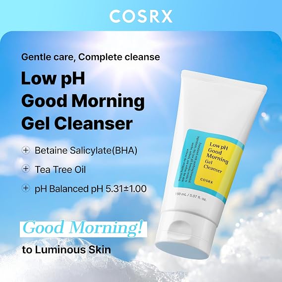 Cosrx Low Ph Good Morning Gel Cleanser, 150Ml