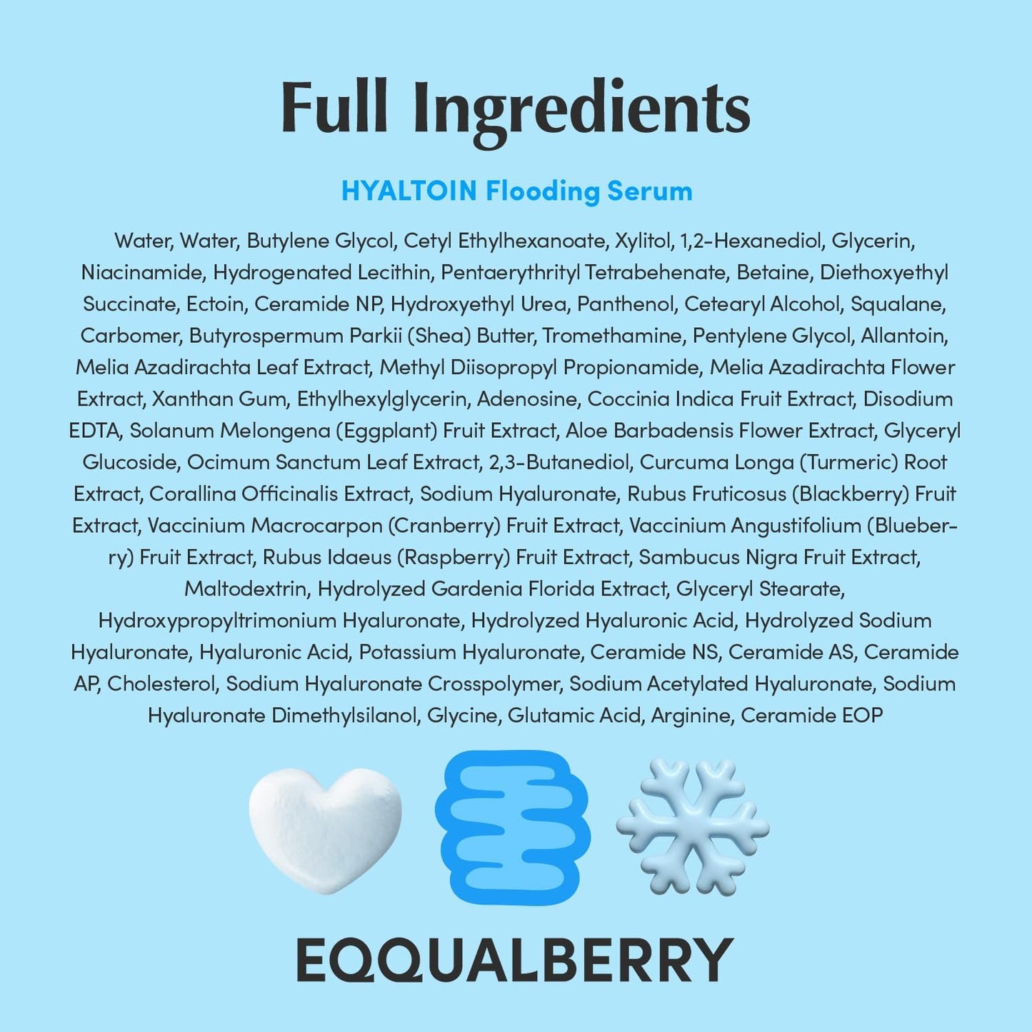 eqqualberry hyaluron flooding serum