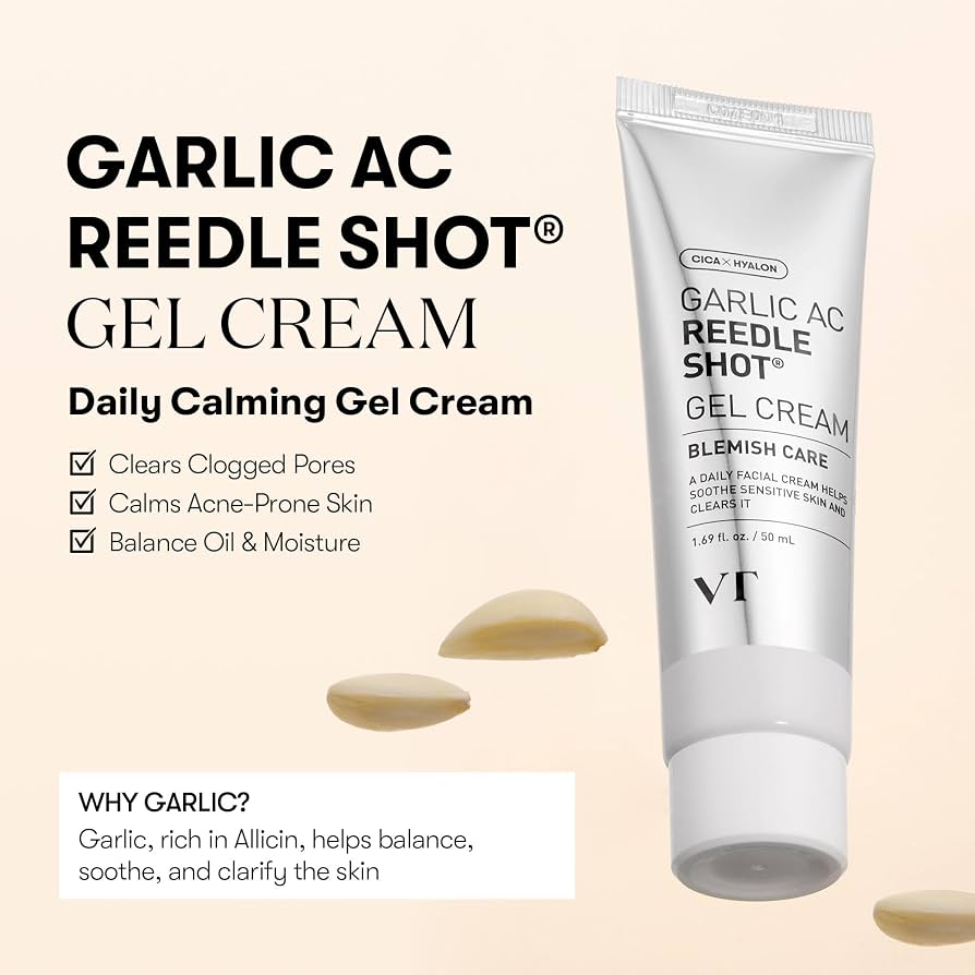 VT COSMETICS Cica X Hyalon Garlic AC Reedle Shot Gel Cream 50ml