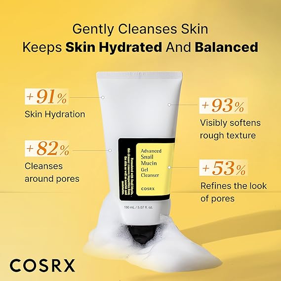 Cosrx Advanced Snail Mucin Gel Cleanser 150ml
