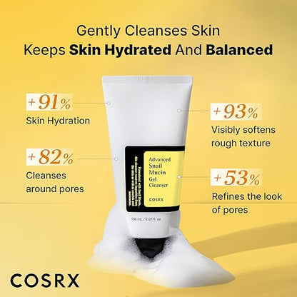 Cosrx Advanced Snail Mucin Gel Cleanser 150ml