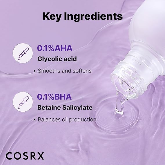 cosrx aha bha clarifying treatment toner 150ml