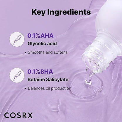 cosrx aha bha clarifying treatment toner 150ml