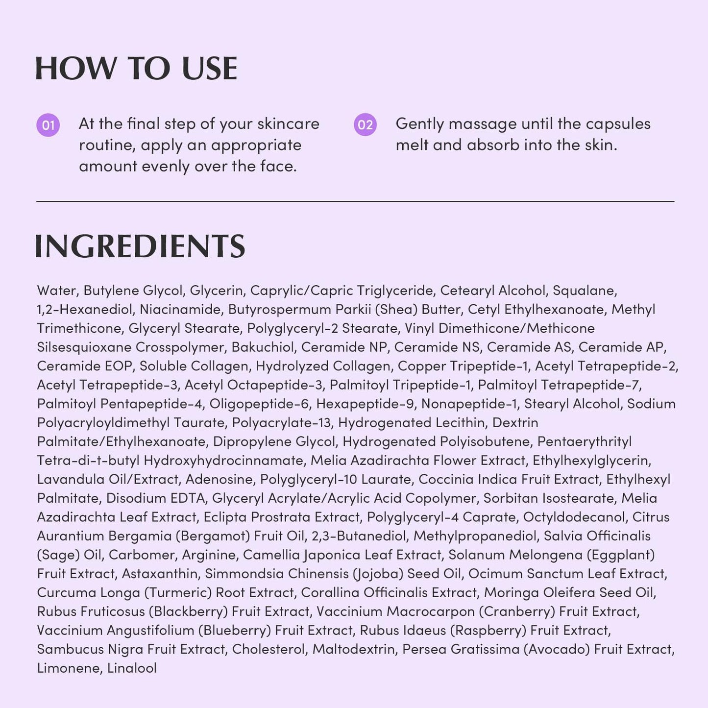 EQQUALBERRY Bakuchiol Plumping Capsule Cream 50ml