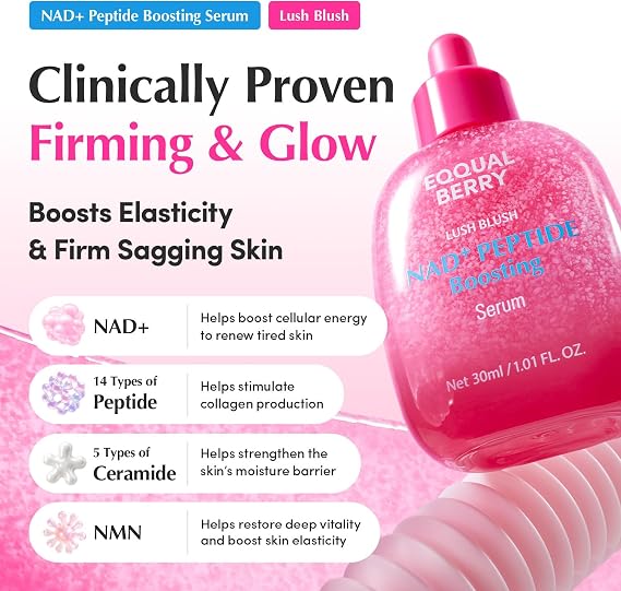 EQQUALBERRY NAD+ Peptide Boosting Smoothie Serum 30ml
