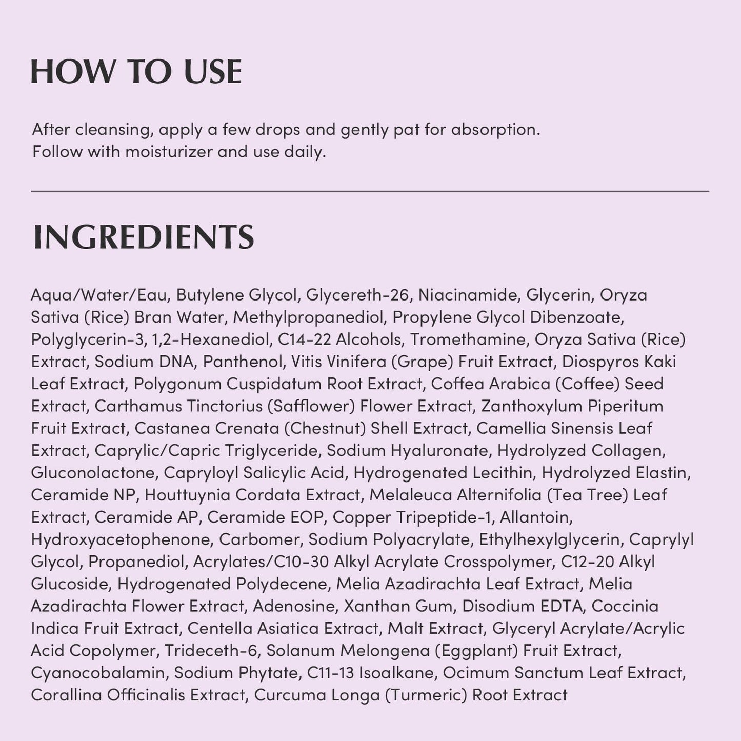 Eqqualberry Purple Pdrn Pore Minimising Serum 30ml