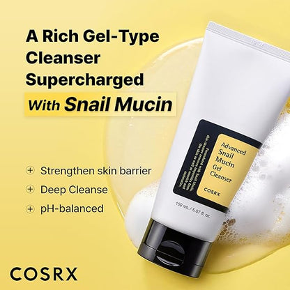 Cosrx Advanced Snail Mucin Gel Cleanser 150ml