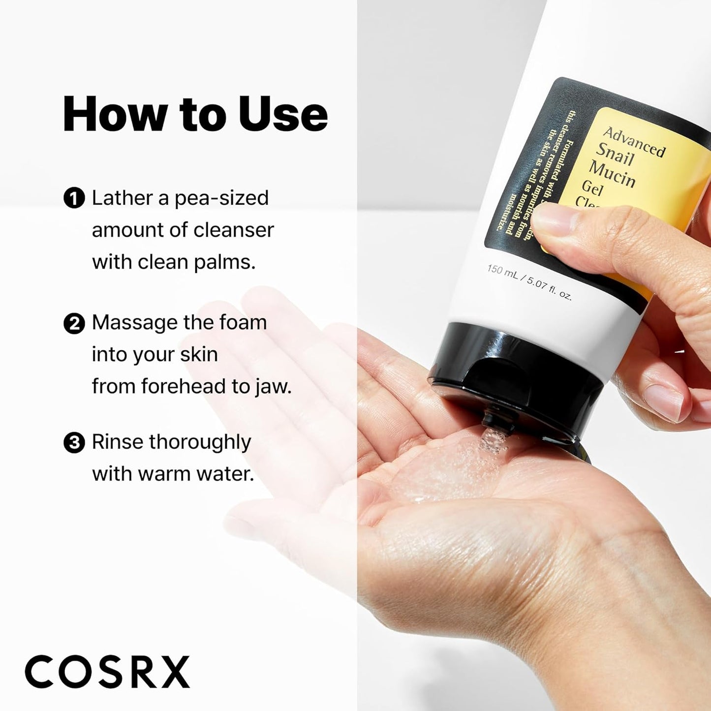 Cosrx Advanced Snail Mucin Gel Cleanser 150ml