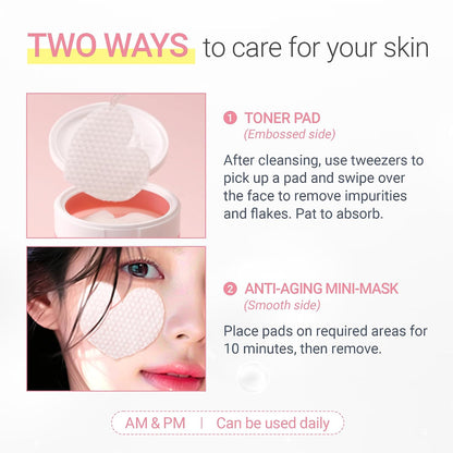 TENZERO Pink Hyaluronic Acid Niacinamide Serum Heart Pad
