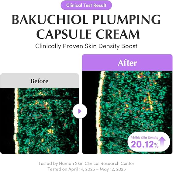 EQQUALBERRY Bakuchiol Plumping Capsule Cream 50ml