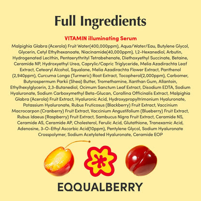 EQQUALBERRY - Vitamin Illuminating Serum