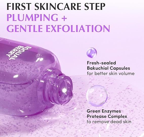 eqqualberry bakuchiol plumping capsule toner 150ml
