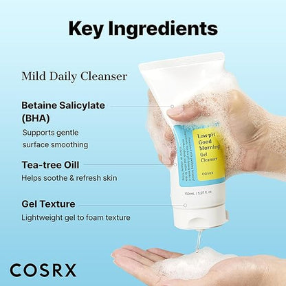 Cosrx Low Ph Good Morning Gel Cleanser, 150Ml