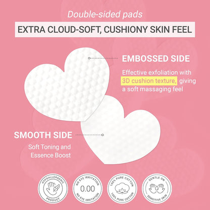 TENZERO Pink Hyaluronic Acid Niacinamide Serum Heart Pad