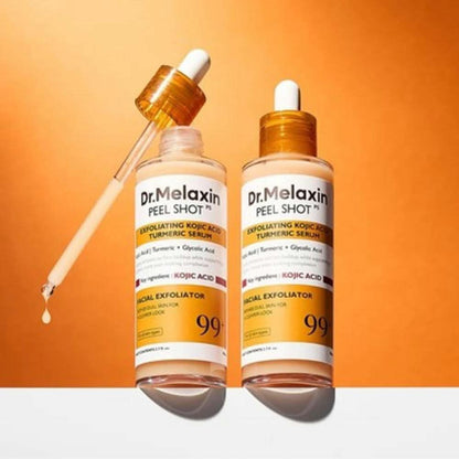 Dr. Melaxin Peel Shot PS Exfoliating Kojic Acid Turmeric Serum 80ml