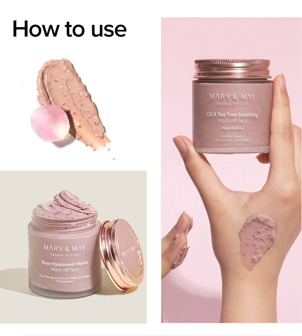 Mary & May Rose Hyaluronic Hydra Wash Off Pack