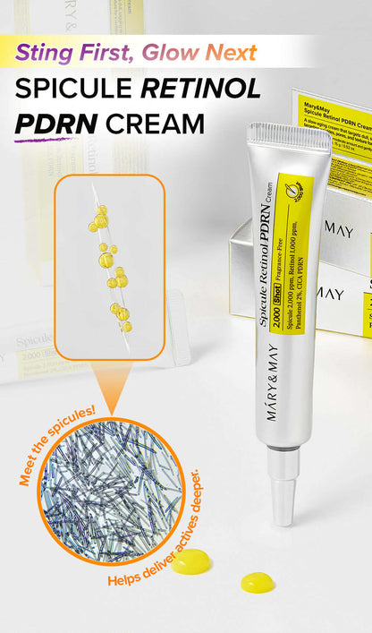 Mary & May Spicule Retinol PDRN Cream 2000 Shot