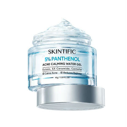 SKINTIFIC 5% Panthenol Acne Calming Water Gel 45g
