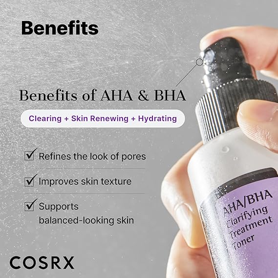 cosrx aha bha clarifying treatment toner 150ml