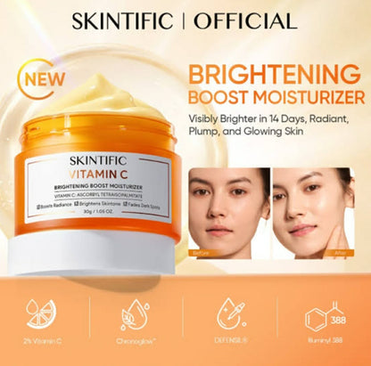 SKINTIFIC Vitamin C Brightening Boost Moisturizer 30g